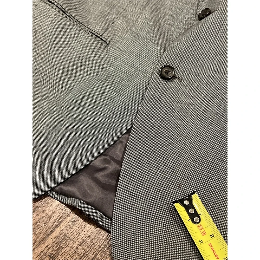 Lauren Ralph Lauren Men's Gray Sport Coat Jacket Blazer 38R 100% Wool